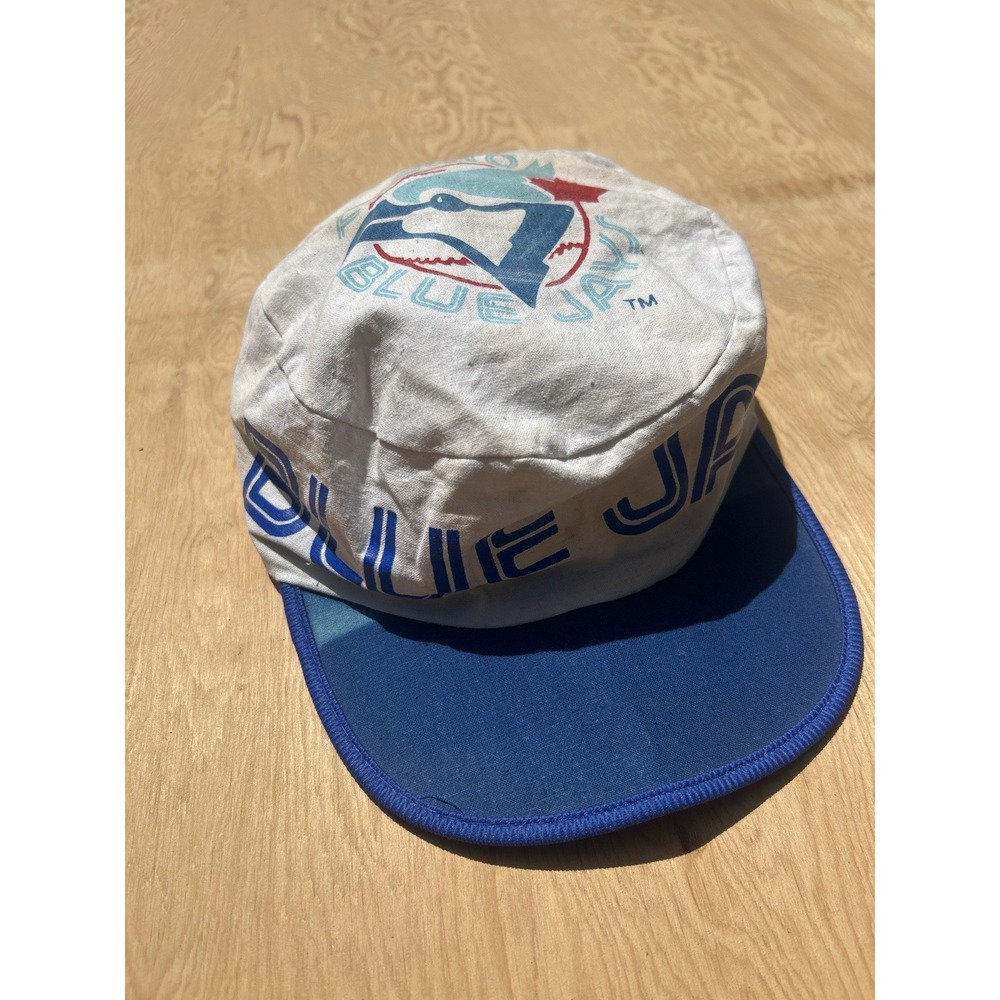 Vintage Toronto Blue Jays Painter Style Hat Cap MLB Baseball Stretch Fit 80s 90s